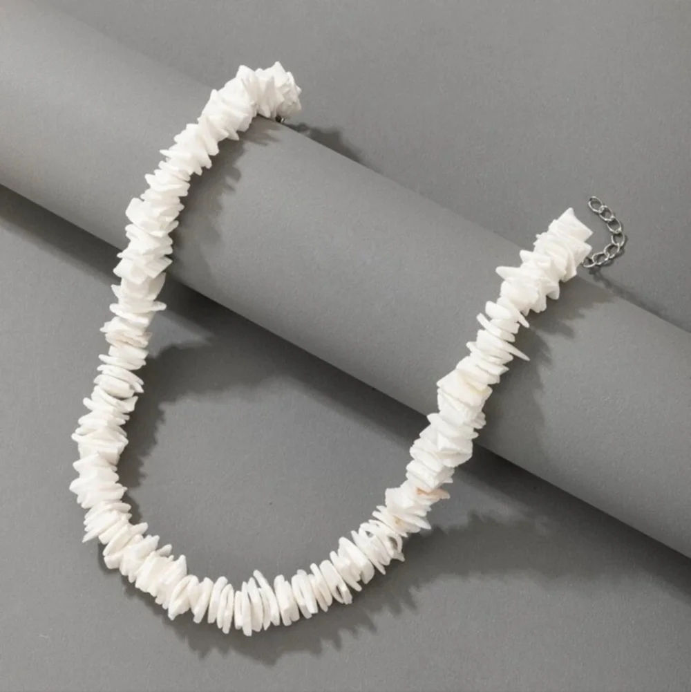 White Puka Shell Necklace - Picture 2 of 5